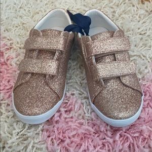 Janie and Jack Rose Gold Shoes Girls Size 11 NWT